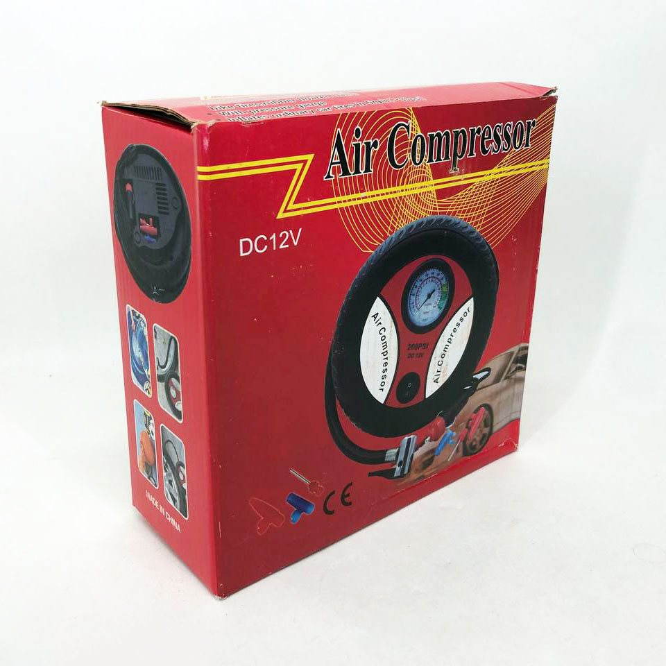 Автомобільний компресор для швидкого підкачування коліс Air Compressor DC12V, автомобільний компресор - Зображення 6