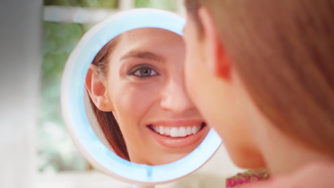 Складне дзеркало для макіяжу з підсвічуванням Led My Fold Away Mirror - Зображення 4