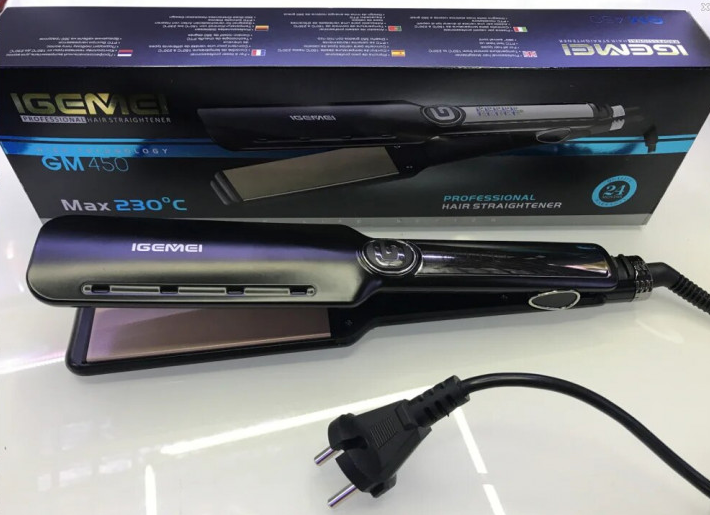 Праска випрямляч для волосся Gemei GM-450 з керамічним покриттям - Image 2