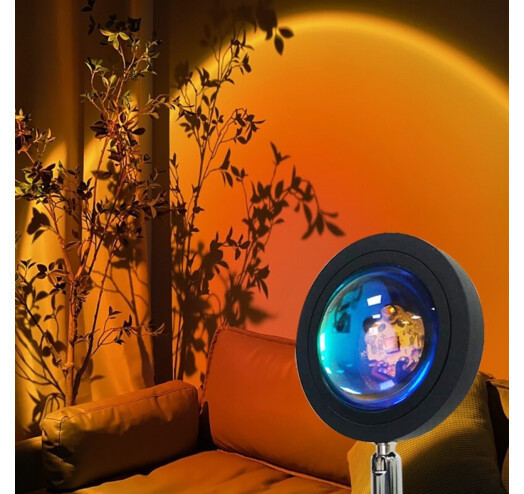 Проєкційний світильник Sunset Lamp заходу, світанку, USB led Lamp - Image 2