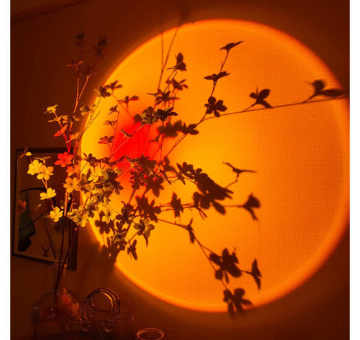 Проєкційний світильник Sunset Lamp заходу, світанку, USB led Lamp - Image 3