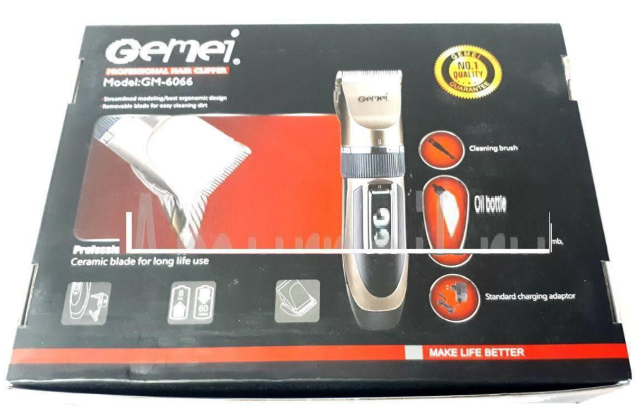 Професійна акумуляторна машинка для стрижки GEMEI GM-6066 - Image 5