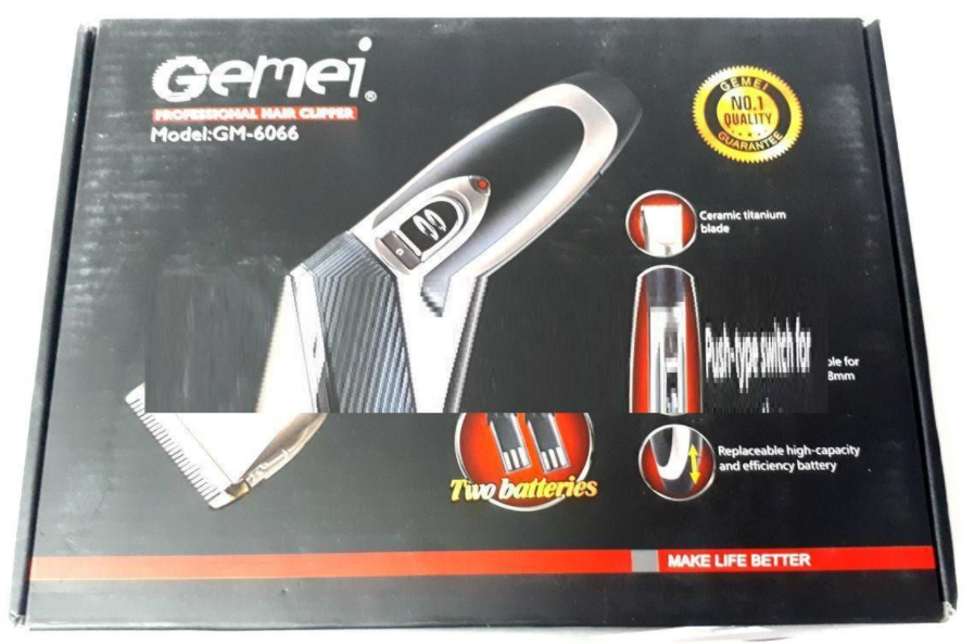 Професійна акумуляторна машинка для стрижки GEMEI GM-6066 - Image 6