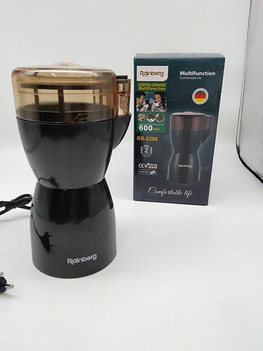 Роторна електрична кофемолка 600W подрібнювач млина для кофе Rainberg RB-2206
