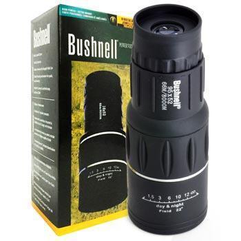 Монокуляр Bushnell 16x52 PowerView монокль, Бушнел, підзорна труба з чохлом - Зображення 3