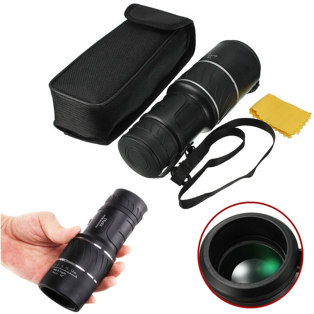 Монокуляр Bushnell 16x52 PowerView монокль, Бушнел, підзорна труба з чохлом - Зображення 7