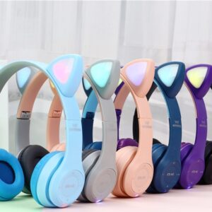 Бездротові Bluetooth-навушники з вушками з LED-підсвіткою P47