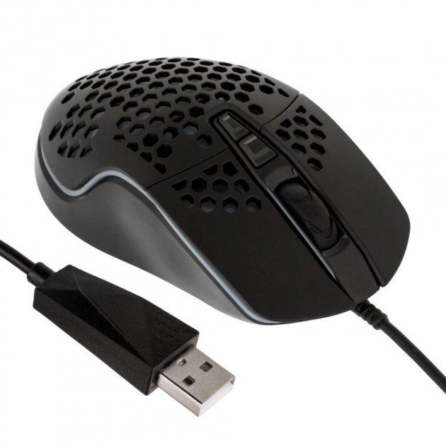 Комп'ютерна провідна USB ведмедик XO-M4 Streamer чорний - Image 3