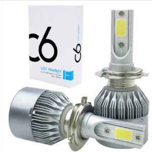 Комплект автомобільних LED ламп C6 H7 цоколь