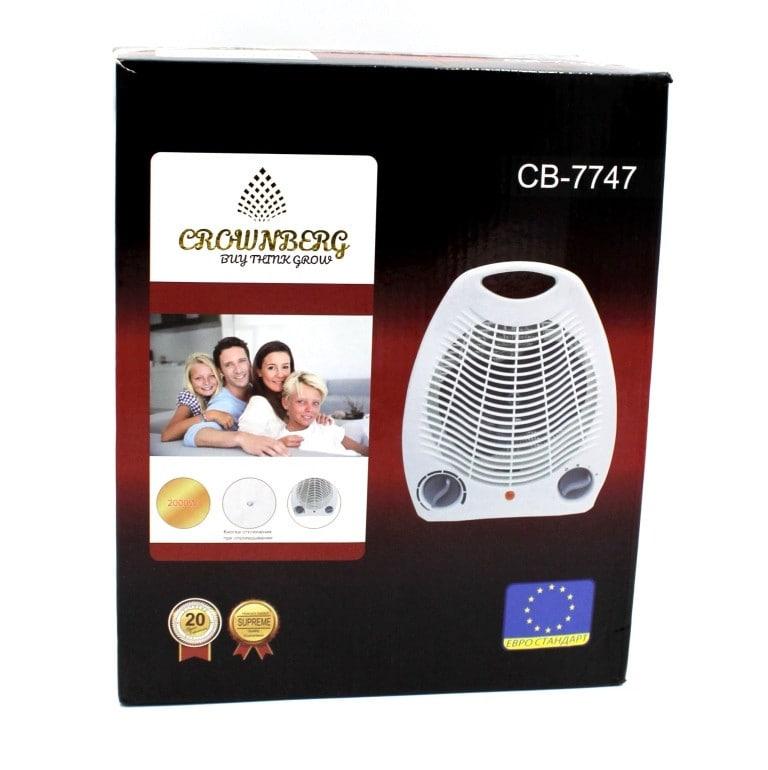 Тепловентилятор, обігрівач дуйка Crownberg CB-7747 - Image 6