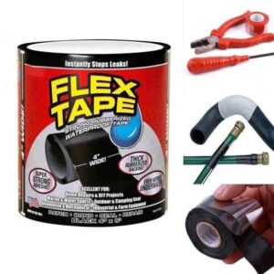 Водонепроникна ізоляційна стрічка Flex Tape Чорна