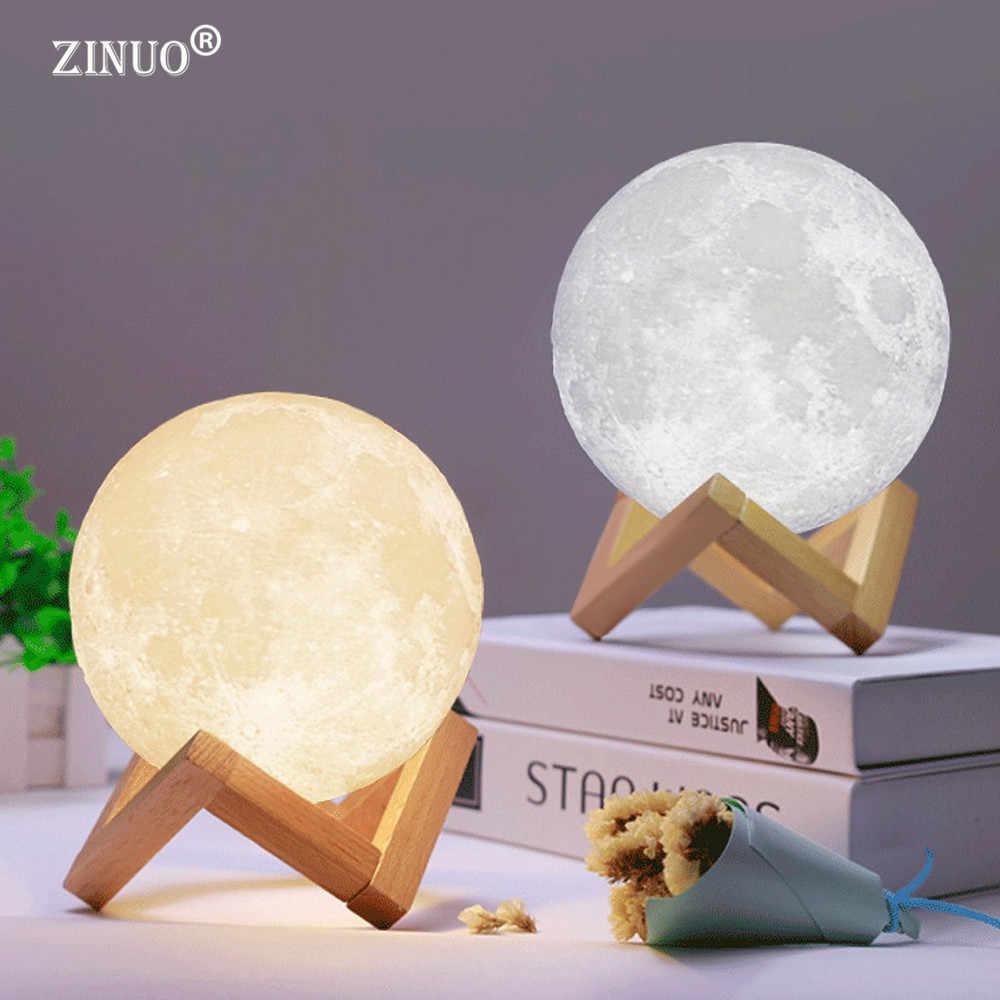 Популярний дизайнерський Нічник MOON LAMP 13 см на Акумуляторі з Пультом