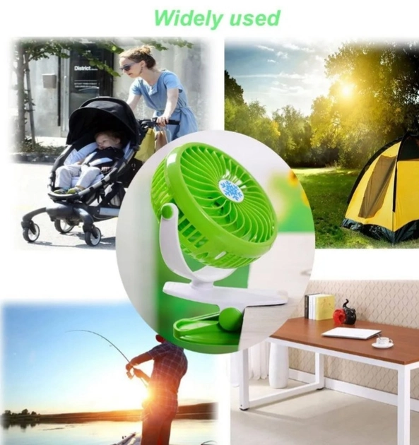 Портативний настільний мінівентилятор на прищіпці Mini Fan WX 6503 - Image 6