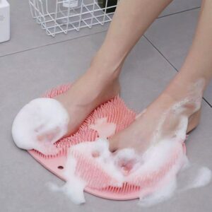 Силіконова щітка на липучках для ванни