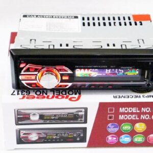 Автомагнітола 1DIN MP3-6317 RGB Автомобільна магнітола RGB панель + пульт керування