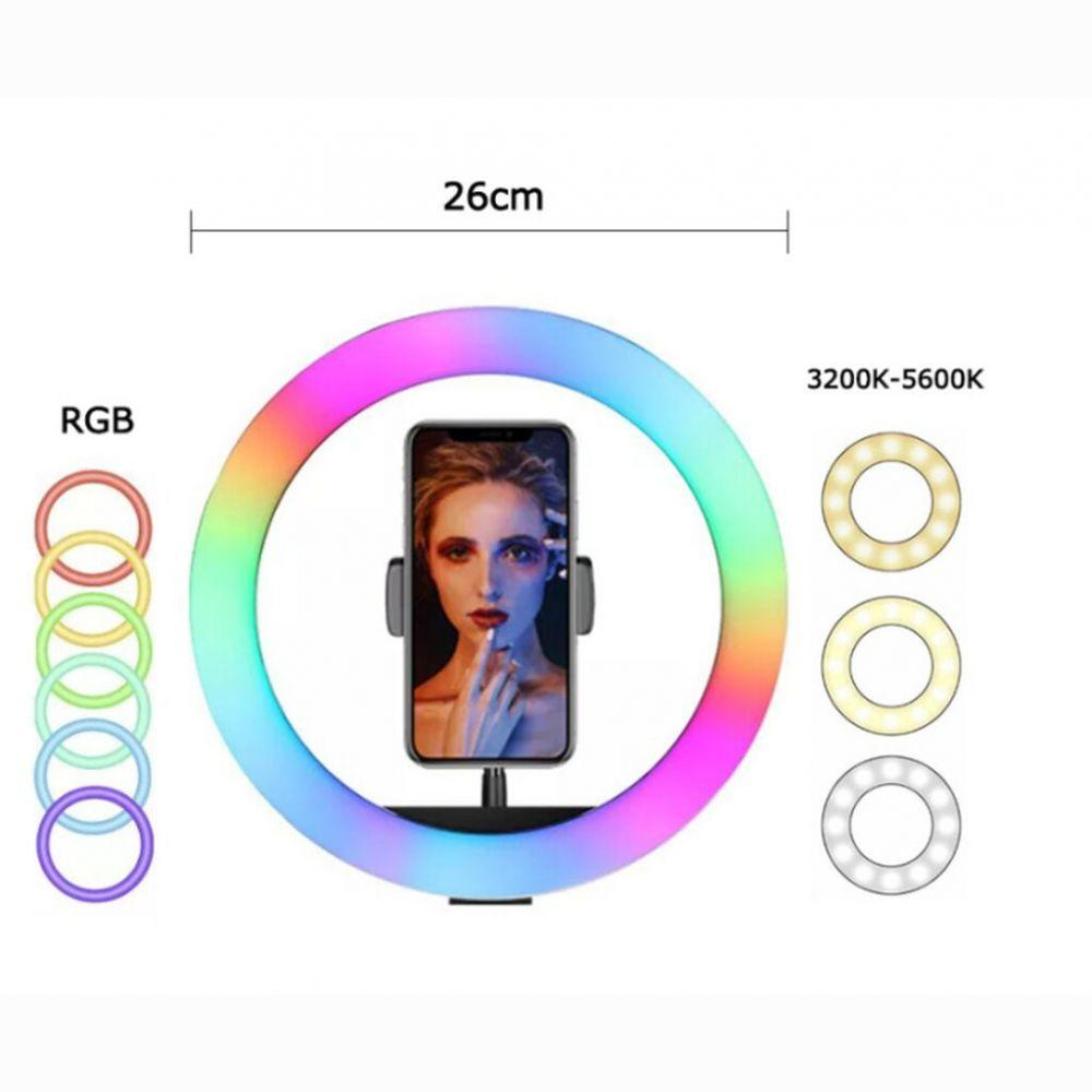 Кільцева LED-лампа RGB MJ26 (1 кріплення) (керування на дроті) - Зображення 2