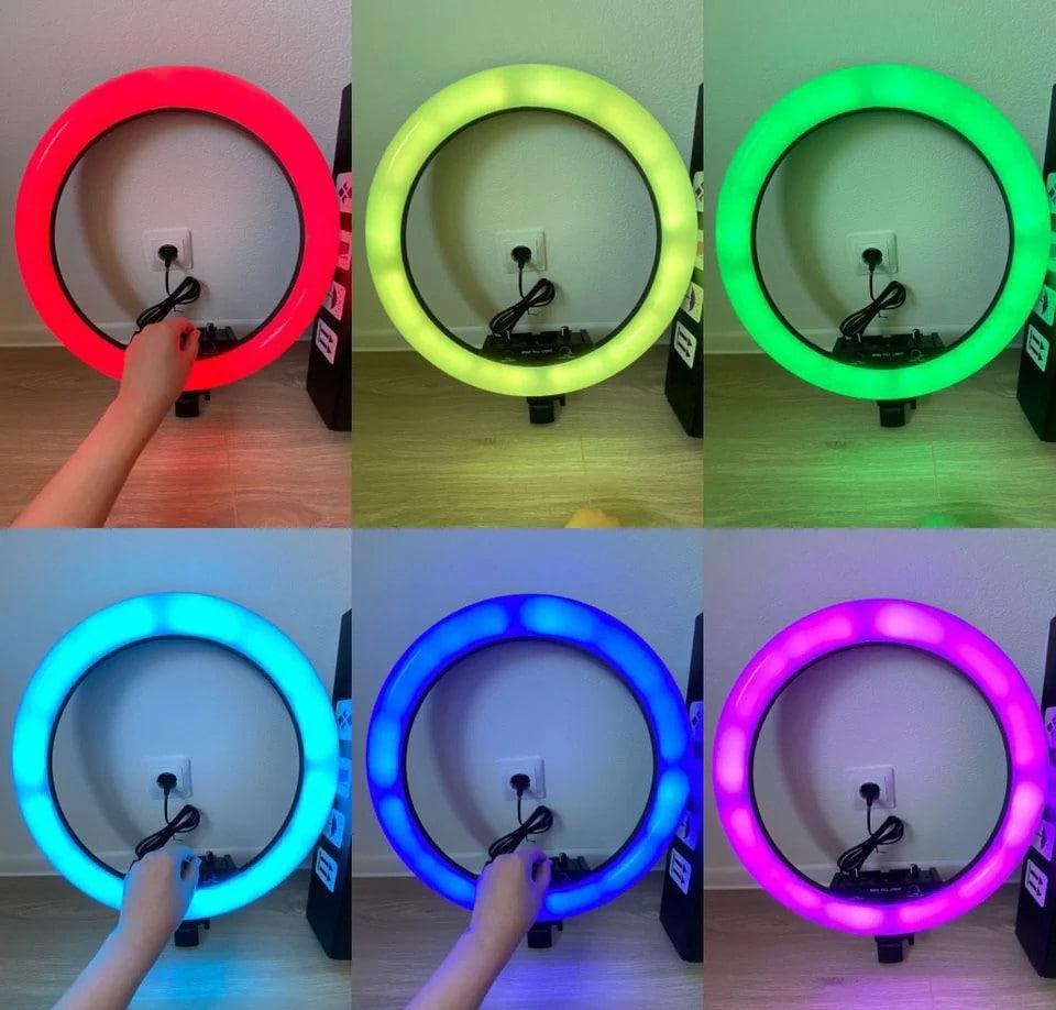 Кільцева LED-лампа RGB MJ26 (1 кріплення) (керування на дроті) - Зображення 3