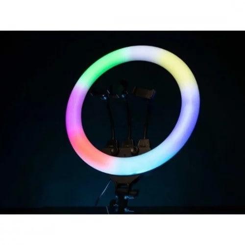 Кільцева LED-лампа RGB MJ26 (1 кріплення) (керування на дроті) - Зображення 4