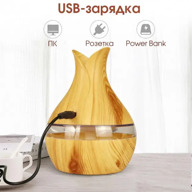 Зволожувач Humidifier повітря ароматизатор Humidifier 300 мл - Зображення 2
