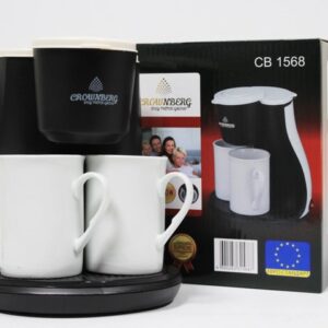 Кавомашина краплинна Crownberg CB-1568 з двома чашками