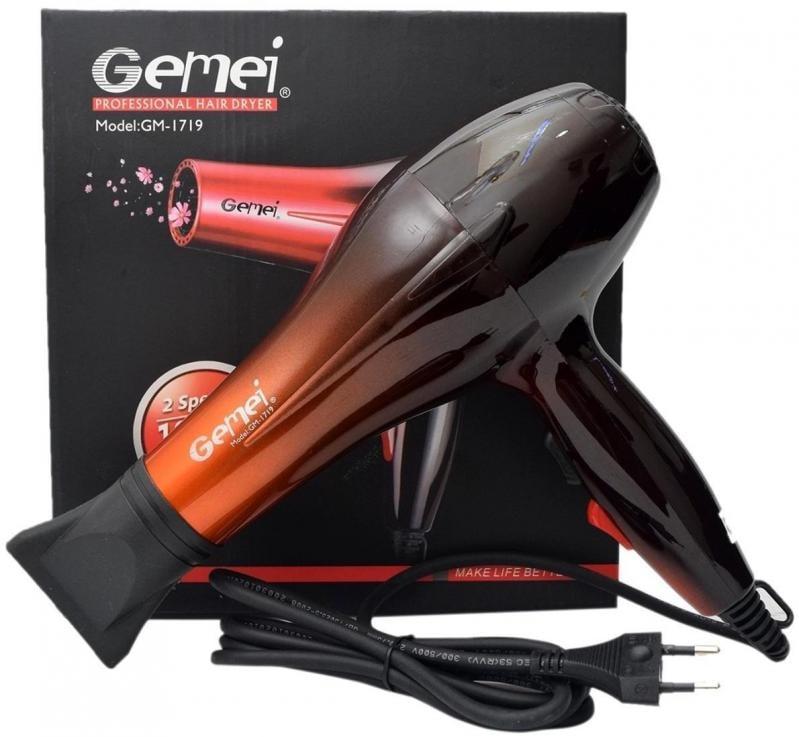 Фен професійний Gemei GM-1719 для сушіння волосся
