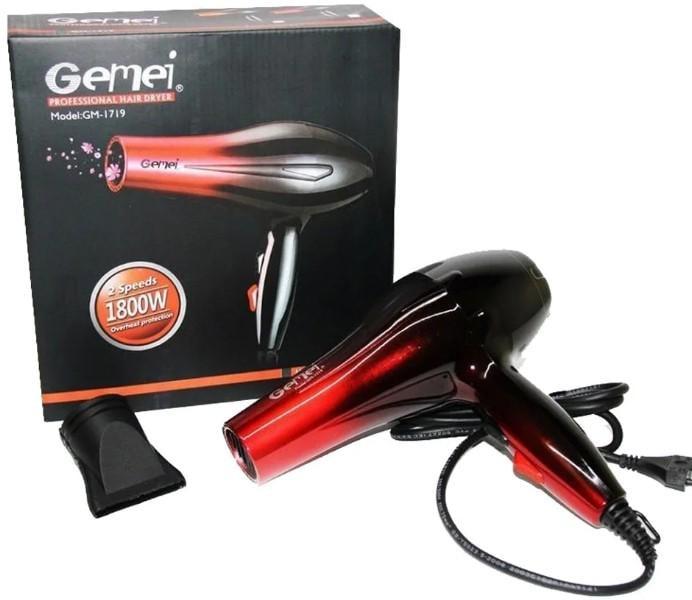Фен професійний Gemei GM-1719 для сушіння волосся - Image 2