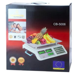 Ваги торговельні електронні до 50 кг Crownberg CB 5006 Білий