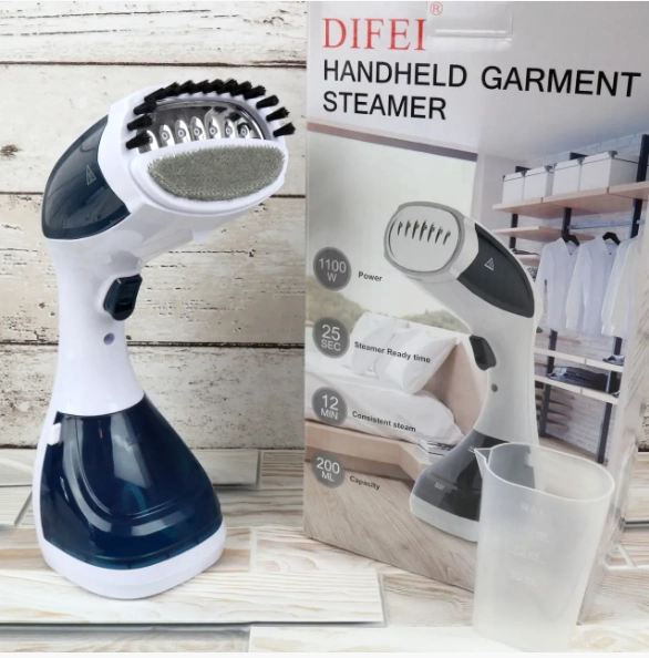 Відпарювач для одягу ручний 1100 Вт, паровий утюг Difei Handheld Garment Steamer DF-019A - Зображення 2