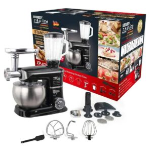 Кухонний комбайн Zepline ZP-072, 3200 W, м'ясорубка, тістоміс, блендер