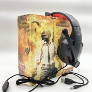 Дротові навушники BATTLEGROUNDS H9 ігрові з спрямованим мікрофоном Чорний