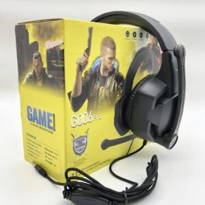 Ігрові навушники CYBERPUNK G006 Pro провідні з мікрофоном