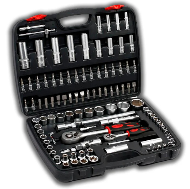 Набір інструментів Zhongxin Tools force 108 предметів, у пластиковому кейсі професійний