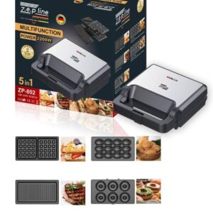 Вафельниця мультимейкер 5в1 Zepline ZP-802 2200W