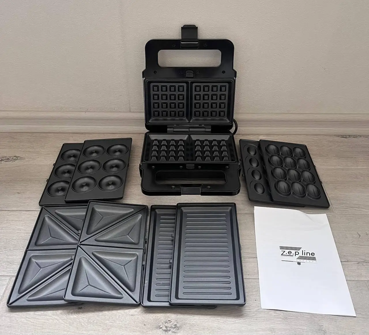 Вафельниця мультимейкер 5в1 Zepline ZP-802 2200W - Зображення 2