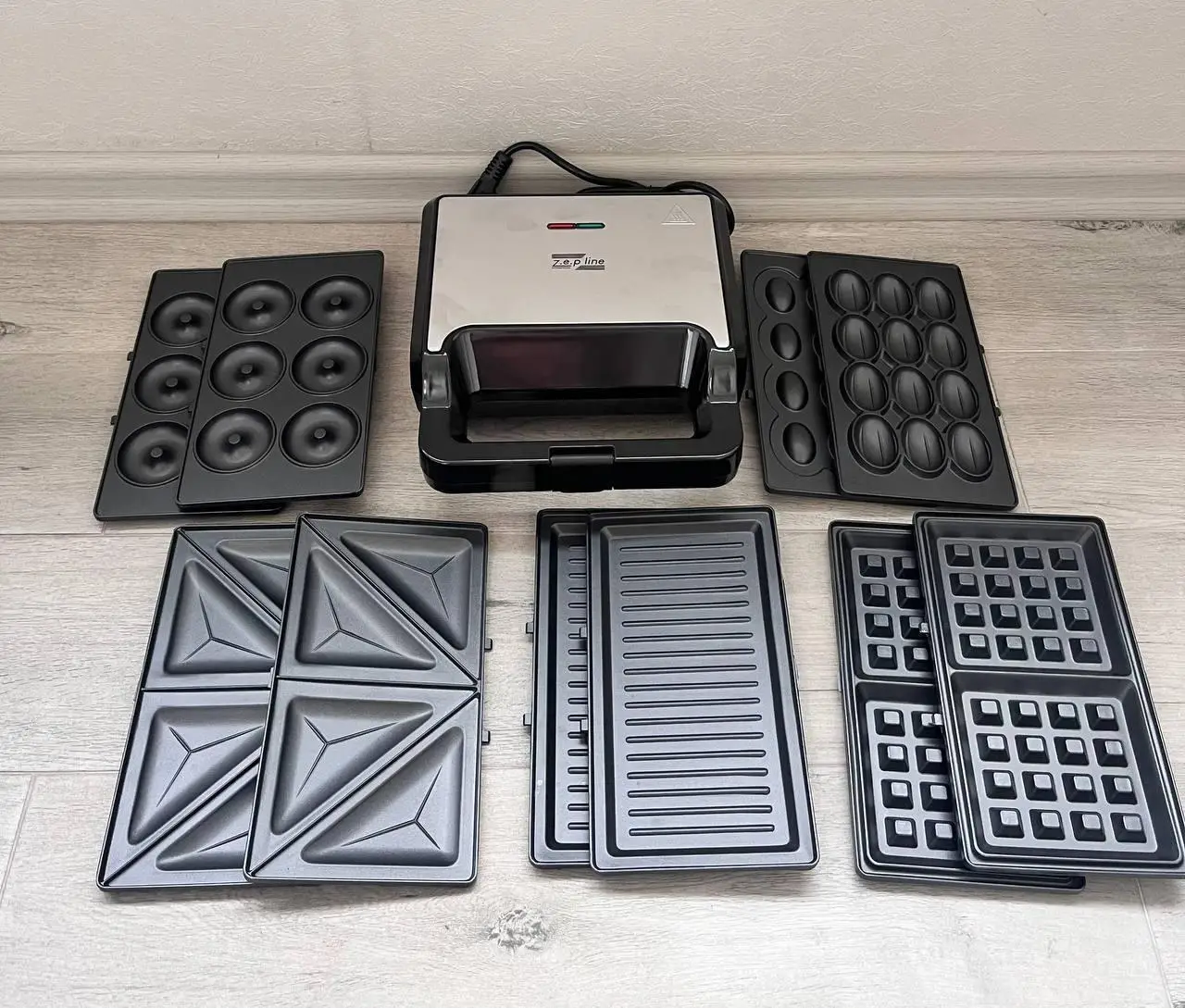 Вафельниця мультимейкер 5в1 Zepline ZP-802 2200W - Зображення 3
