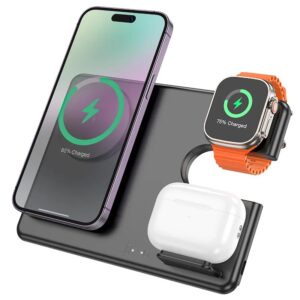 Бездротове заряджання Hoco CQ1 Geek folding 3-in-1