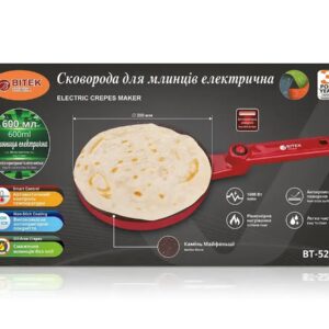 Сковорода для млинців електрична 1600Вт 220В BITEK BT-5209