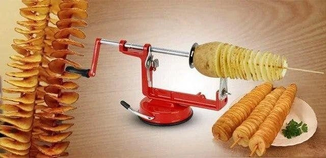Машинка для різання картопля спіралью Spiral Potato Chips (TM-119) - Зображення 4