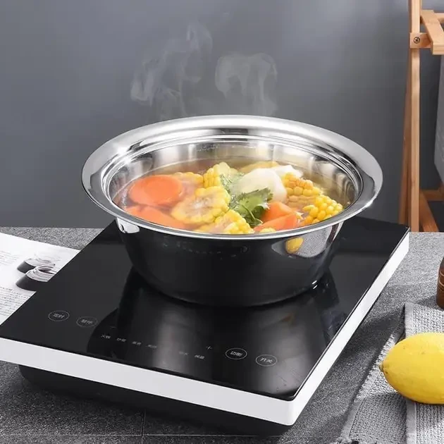 Багатофункціональний кухонний набір із неіржавкої сталі 3 в 1 Metal Basket Cutter - Image 7