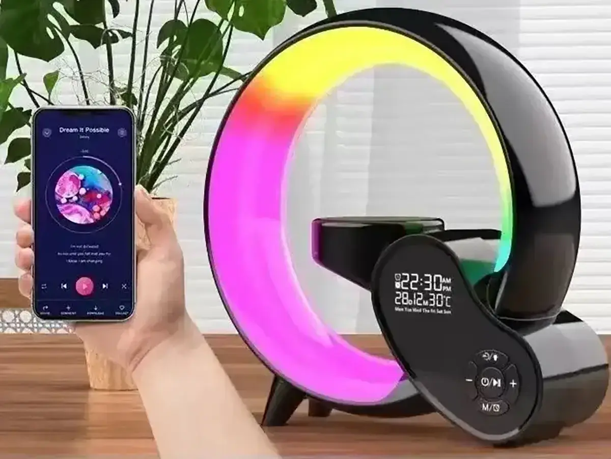 Лампа-нічник з Bluetooth-колонкою G-Smart HM-2309 - Зображення 4