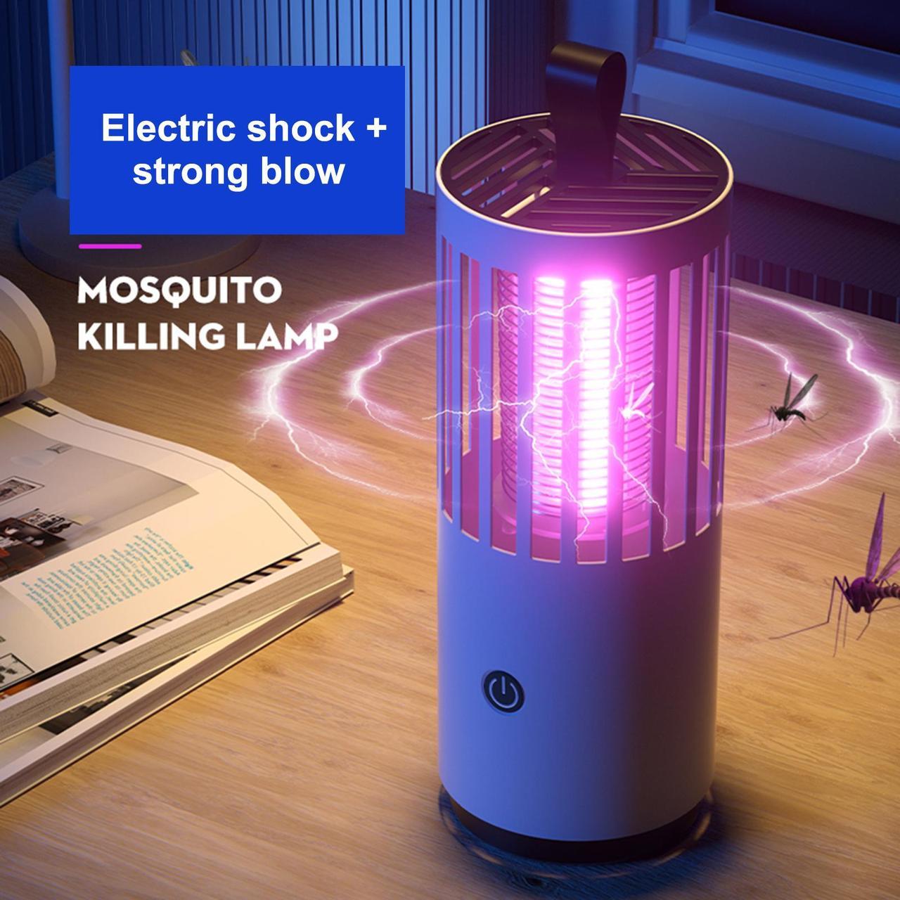 Лампа-пастка для комарів Побутова із заряджанням від Usb 1001 MOSQUITO LAMP, портативна - Image 2
