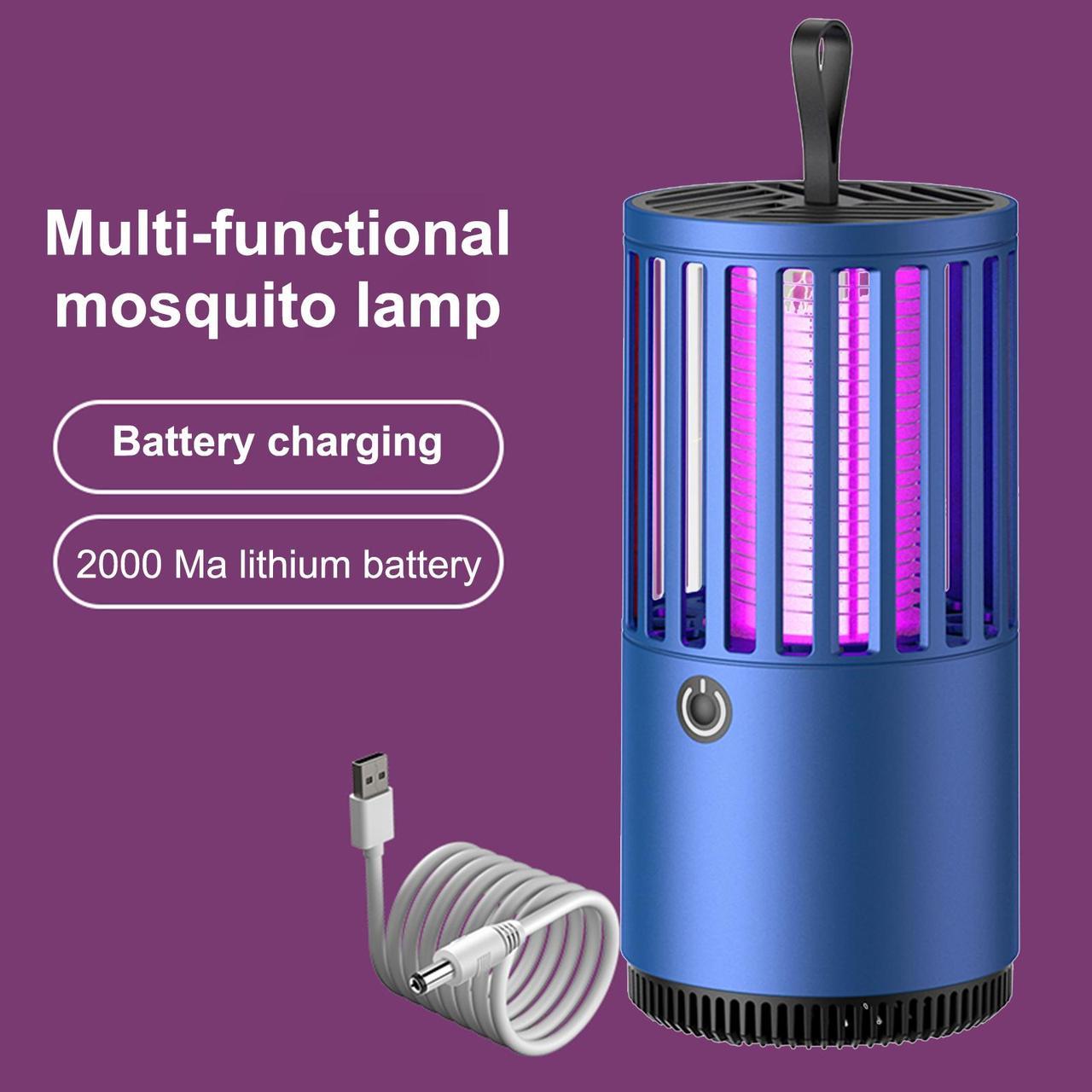Лампа-пастка для комарів Побутова із заряджанням від Usb 1001 MOSQUITO LAMP, портативна - Image 3
