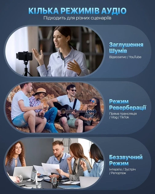 Бездротовий мікрофон 2в1 бездротовий MY MARK AND K11 - Image 5