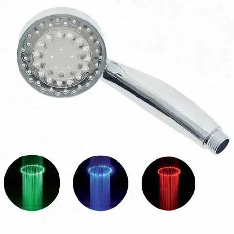 Насадка Лійка для душу світлодіодна фарбує потік у 3 кольорів Shower head AND XL-903 - Image 3