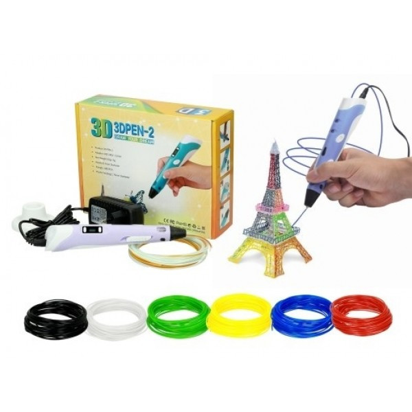 3D Ручка PEN-2 з LCD-дисплеєм + Пластик! Крута ручка для малювання! - Зображення 4
