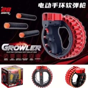Іграшкова зброя автоматичний бластер Growler на 28 зарядів, працює від акумулятора