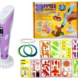 3D ручка з трафаретами 3D Pen-3 c Lcd дисплеєм Світ Фантазій у твоїх руках