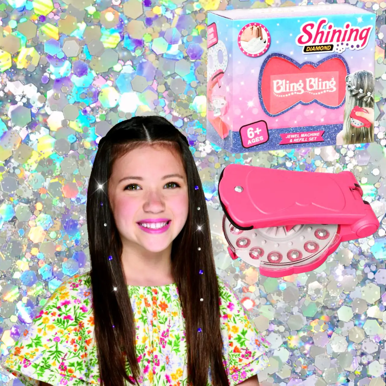Стайлер для прикраси стразами Набір юного стиліста Shinning Diamond Bling Bling - Зображення 2