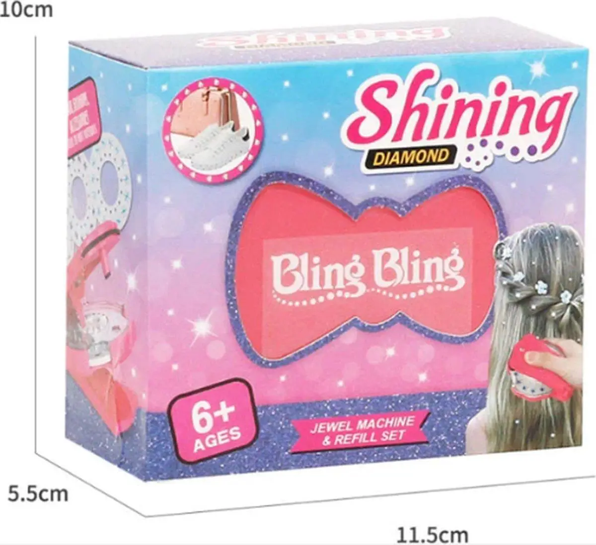 Стайлер для прикраси стразами Набір юного стиліста Shinning Diamond Bling Bling - Зображення 7