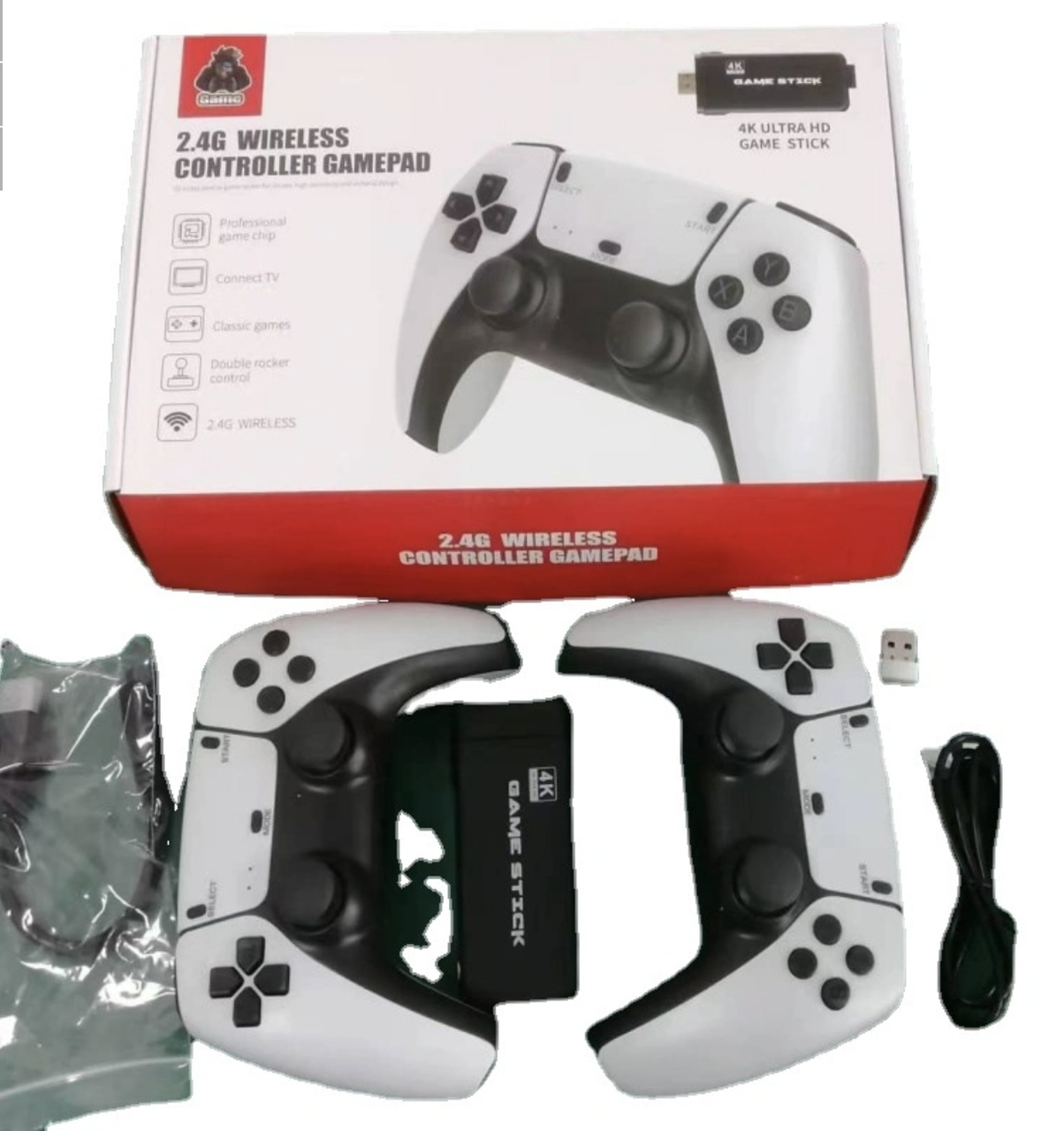 Ігрова консоль/приставка 2.4G WIRELESS CONTROR GAMEPAD 4K (M8PRO) (два джойстики)